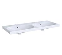 Geberit Acanto lavabo 120x48.2 cm rectangular clásico-para mueble-doble blanco brillante 500.627.01.2