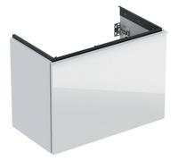 Geberit Acanto - Mueble lavabo, 74x54x42 cm, 2 cajones, cristal/blanco 503.009.01.2