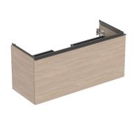 Geberit Acanto - Mueble de lavabo, 118x54x48 cm, 2 cajones, roble 503.006.JH.1