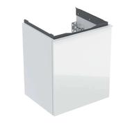 Geberit Acanto - Mueble de lavabo, 45x42x38 cm, 1 cajón, vidrio/blanco 503.002.01.2