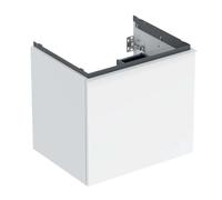 Geberit Acanto - Mueble de lavabo 59x54x48 cm, 1 cajón, blanco brillante 503.003.01.1