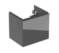 Geberit Acanto - Mueble de lavabo, 59x54x48 cm, 1 cajón, vidrio/lava 503.003.JK.2