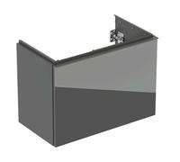 Geberit Acanto - Mueble de lavabo, 74x54x42 cm, 2 cajones, vidrio/lava 503.009.JK.2