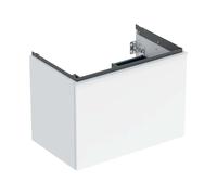 Geberit Acanto - Mueble de lavabo 74x54x48 cm, 1 cajón, blanco brillante 503.004.01.1