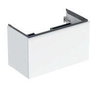Geberit Acanto - Mueble de lavabo, 89x54x48 cm, 2 cajones, blanco brillante 503.005.01.1
