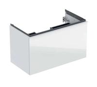 Geberit Acanto - Mueble de lavabo, 89x54x48 cm, 2 cajones, vidrio/blanco 503.005.01.2