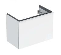 Geberit Acanto - Mueble lavabo, 74x54x42 cm, 2 cajones, blanco brillo 503.009.01.1