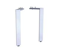 Geberit Acanto - Pies para armarios 316 mm, aluminio/cromo 500.657.00.2