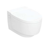 Geberit AquaClean - Bidé electrónico Mera Comfort con cerámica, suspendido, TurboFlush, SoftClosing, KeraTect, blanco 146.210.11.1