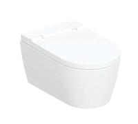 Geberit Inodoro AquaClean Sela suspendido, bidé, sin reborde, descarga de remolino, blanco