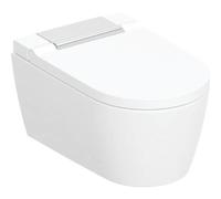 Geberit AquaClean Sela inodoro con función de bidé suspendido sin reborde con descarga de remolino blanco 146.220.21.1