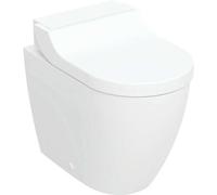 Geberit AquaClean Tuma Comfort sistema completo de WC, WC independiente, 146310SI1, Color: Vidrio Blanco - CM