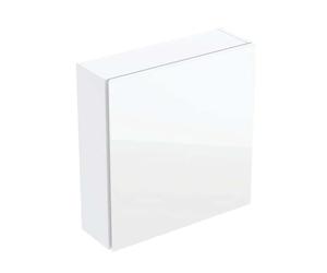 Geberit - Armario 47x45x15 cm, 1 puerta, bisagras I/D, cristal blanco/blanco 502.319.01.2