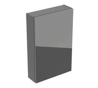 Geberit - Armario 70x45x15 cm, 1 puerta, bisagras I/D, lava/cristal lava 502.318.JK.2