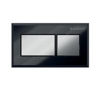 Geberit botón de descarga para WC cromo brillante-negro 116.051.KV.1
