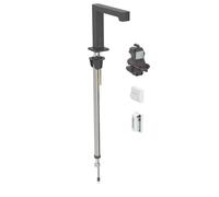 Geberit Brenta - Grifo electrónico para lavabo, alimentación por generador, fácil de limpiar, negro mate 116.196.14.1