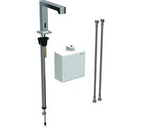 Geberit Brenta - Grifo empotrado electrónico de lavabo, con mezclador, alimentación de generador, cromo 116.175.21.1