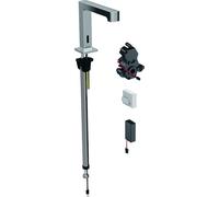 Geberit Brenta - Grifo empotrado electrónico de lavabo, sin mezclador, alimentación por batería, cromo 116.193.21.1