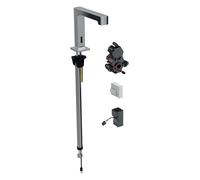 Geberit Brenta mezclador de lavabo, proyección 195mm, sin mezclador, alimentación de red, para caja funcional empotrada, 116.191.21.1, Color: cromado brillante