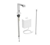 Geberit Brenta - Válvula electrónica de lavabo, alimentación eléctrica, cromada 116.171.21.1