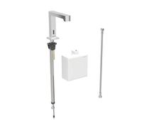Geberit Brenta - Válvula electrónica de lavabo, alimentación mediante pilas, cromada 116.173.21.1