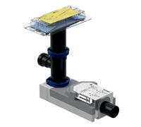 Geberit CleanLine - Kit de montaje en bruto de canaleta de ducha con suministro, para suelos desde 180 mm, desagüe 50 mm 154.159.00.1