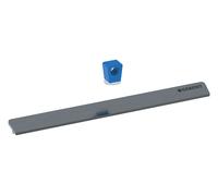 Geberit CleanLine50 cubierta de canale de ducha, 245637QC1, Color: pulido / cromo negro - CM