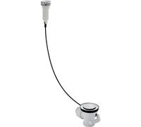 Geberit - Conexión de desagüe de fregadero, con control giratorio G 1 1/2, cromo brillante 152.931.20.1