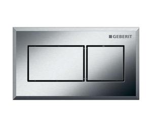 Geberit - Control desde distancia neumático, para cisterna de descarga Sigma 8 cm empotrada, cromo cepillado 116.053.GH.1