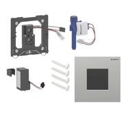 Geberit - Control electrónico de la descarga del urinario tipo 01, alimentado por pila, fácil de limpiar, Bluetooth, cromo mate 116.094.JQ.1