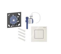 Geberit - Control neumático de descarga de urinario tipo 40, vidrio/gris arena 116.217.JL.1