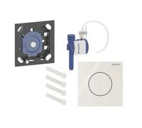 Geberit - Control neumático de descarga para urinario tipo 40, vidrio/gris arena 116.014.JL.1