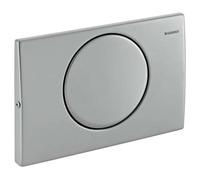 Geberit Delta10 - Pulsador de descarga, acero inoxidable 115.108.00.1