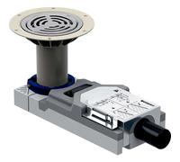 Geberit - Desagüe de suelo para ducha, para altura de recubrimiento de hormigón en el desagüe 9-11 cm 154.057.00.1