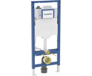 Geberit Duofix 2025, módulo para inodoro, sistema Sigma12, ancho 120 cm, con sistema de descarga higiénica, válvula de llenado HS30, para agua fría y caliente, 1 unidad.