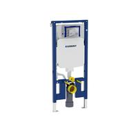 Geberit Duofix cisterna empotrada de 8 cm de fondo Sigma para inodoro suspendido 111791001 Geberit - Sin accesorios / Pulsador Sigma01 Cromado Mate