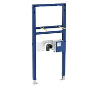 Geberit Elemento Duofix para lavabo, 112cm, mezclador de pie electrónico con caja de funciones empotrada, 111.551.00.2