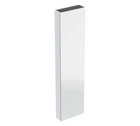 Geberit iCon armario alto con una puerta, 45x180x15 cm, 502317, 502.317.01.2, Color: Cuerpo: blanco / lacado alto brillo, frontal: blanco / cristal brillante