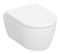 Geberit iCon conjunto taza de inodoro + tapa suspendido sin reborde con descarga de remolino blanco brillante 503.048.00.1