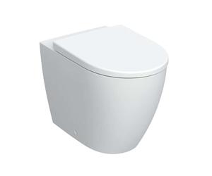 Geberit iCon - Inodoro de pie con asiento SoftClose, desagüe horizontal, Rimfree, blanco 502.383.JT.1