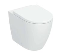 Geberit iCon - Inodoro de pie con asiento SoftClose, salida vario, TurboFlush, blanco mate 503.080.JT.1