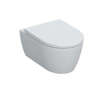 Geberit iCon conjunto taza de inodoro + tapa suspendido sin reborde blanco mate 501.663.JT.1