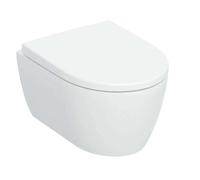 Geberit iCon - Inodoro suspendido con asiento SoftClose, TurboFlush, Rimfree, blanco mate 503.049.JT.1