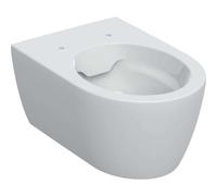 Geberit iCon inodoro suspendido de cisterna baja, sin borde, forma cerrada, 6l, 501661, 501661008, Color: blanco/KeraTect - CM