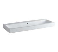 Geberit iCon lavabo 120x48,5cm blanco, sin agujeros para grifo, 124025600, Color: Blanco, con KeraTect