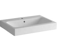 Geberit iCon lavabo 60x48.5 cm rectangular clásico-para mueble blanco brillante 124060000