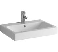 Geberit iCon lavabo 60x48 cm rectangular sobre encimera blanco brillante 124560000
