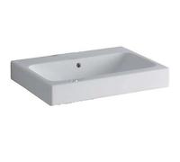 Geberit iCon lavabo 60x48,5cm blanco, sin agujero para grifo, 124063000, Color: Blanco