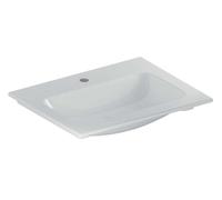 Lavabo para muebles Geberit iCon, 1 agujero para grifo, sin rebosadero, 600x480mm, 501.843.00.1, Color: Blanco