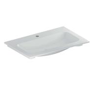 Geberit iCon - Lavabo de mueble 75x48x13 cm, sin rebosadero, con orificio para grifo, KeraTect, blanco 501.844.00.2